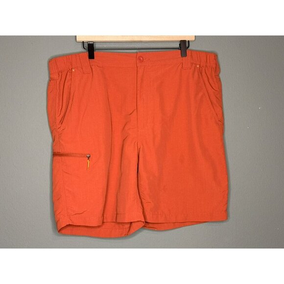 Orvis Men's XL Jackson Stretch Quick-Dry Shorts Burnt Orange - Picture 1 of 12